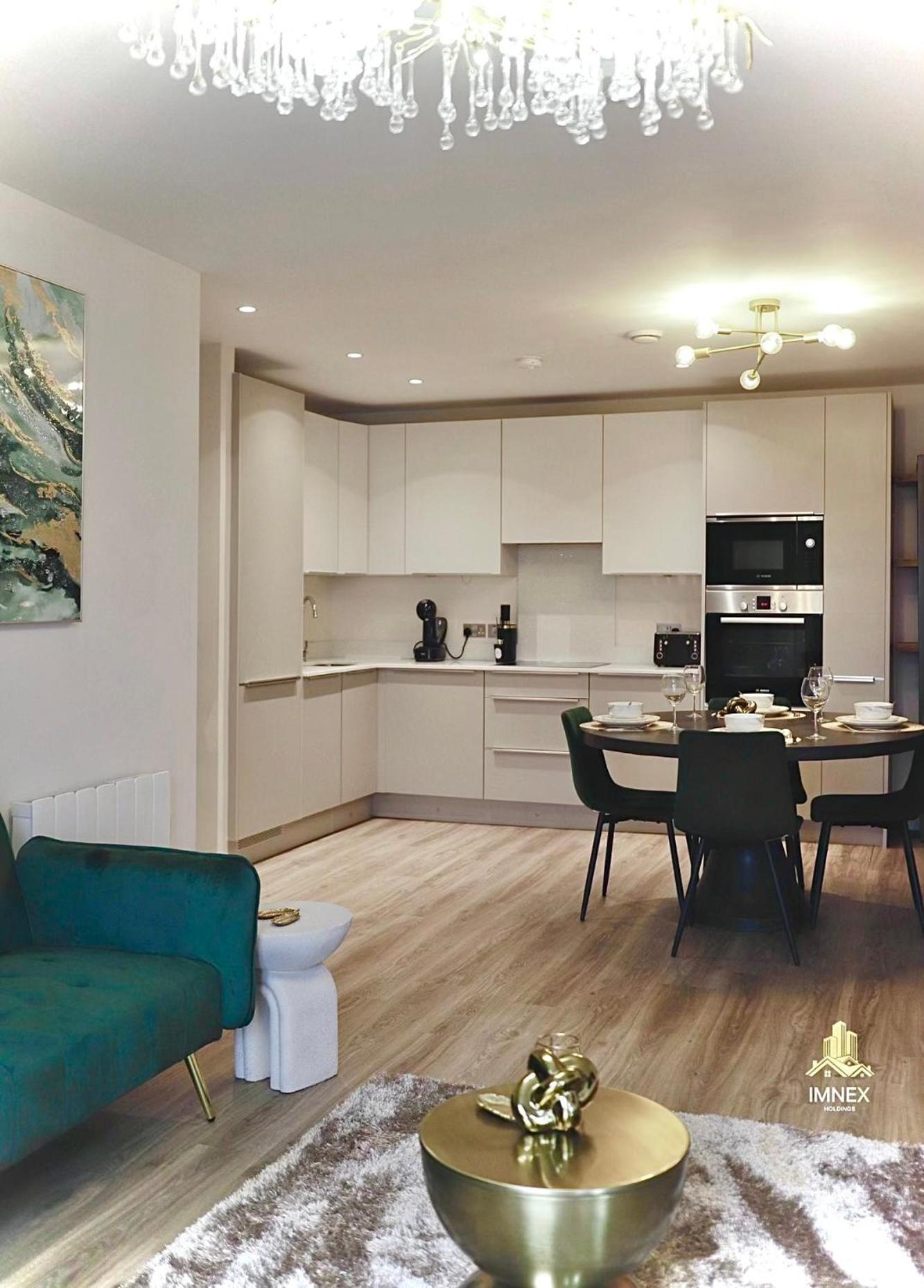 2Br Luxury Flat Belfast City Centre , Free Snacks & Free Netflix Buitenkant foto
